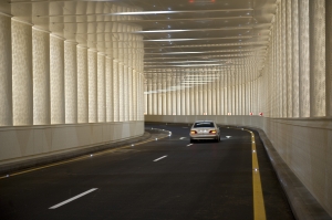 Qalaba Meydani multi- level tunnelled road junction