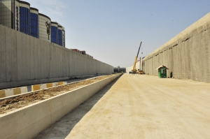 Tunelled road junction at the intersection of Ziya Bunyadov Avenue and Boyukshor street